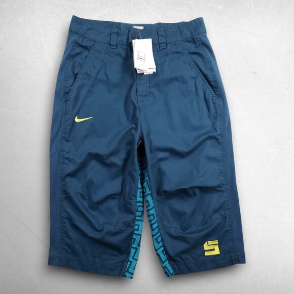 Nike Other - Nike 3/4 Technical Training Pants Mens M Blue Soccer Football Knickers NWT